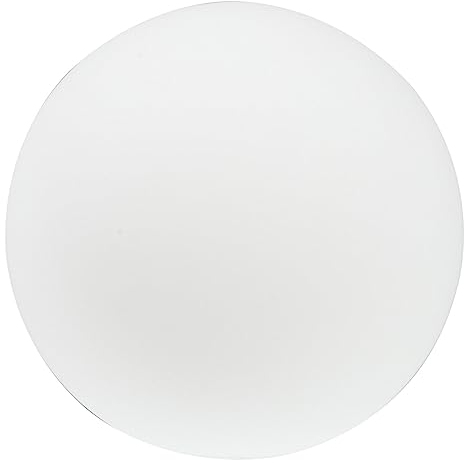 Cabilock Abat-Jour en Verre Globe Givré à Col Ouvert Abat-Jour en Forme de Housse de Remplacement pour Éclairage Suspendu Lustre Applique Murale 12 Cm