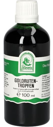 Goldruten Tropfen, Solidago virgaurea L, positiver Effekt bei Blasen- und Darmentzündungen, Entzündungen im Mund- und Rachenraum 100 Milliliter