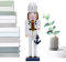 Tuxxjzm Figurine Casse-Noisette,Statue Casse-Noisette, Ornement de Bureau Marine de 15 Pouces, Décoration de Noël, Casse-Noisette de Marin de la Marine, Artisanat de Collection pour la décoration de
