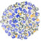 Yuvori Piastrelle per mosaico in porcellana, motivo geometrico astratto, irregolari, moderne, da 0,5 kg, fatte a mano, per bagno, soggiorno, cucina, per esterni (06, media)