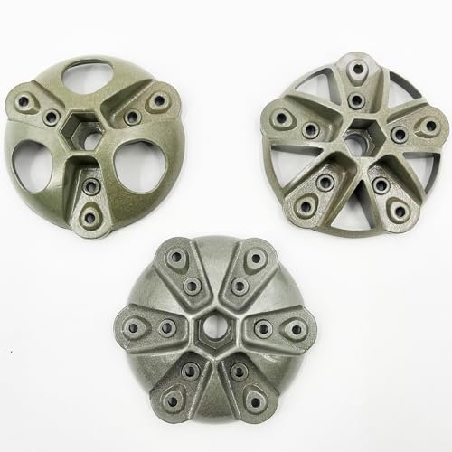 ZHOZHUT Windturbinen-Radnabe Langlebige Dicke Radnabe Für 3/5/6 Blätter 3/5/6-Blatt-Naben Für Windkraftanlagen Mit Horizontaler Achse Metallmaterial DIY-Windmühlen-Zubehörteile,3 Blades