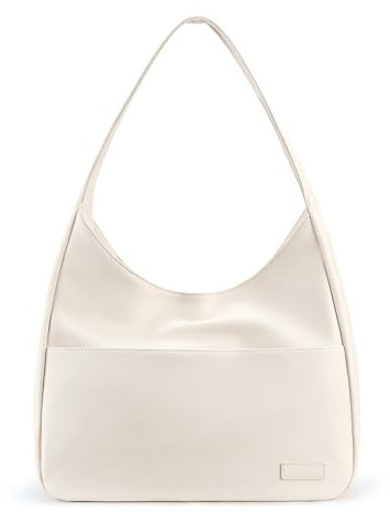 KALIDI Faux Leder Handtasche Damen Taschen Vintage Hobo Bag Tote Bag Damen Umhängetasche Groß Shopper mit Reißverschluss für Schule Büro Arbeit Reisen Ausflug Einkauf