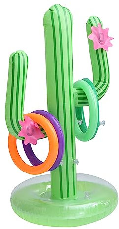 CIMAXIC Juego De 1 Cactus Inflable para Piscina De PVC para Decoración De Interiores Y Exteriores