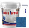 ZZLMDZ Epoxy Colored Sand Floor Paint,Louis Forest Epoxy Floor Paint,Colored Sand Self Leveling Floors Painting Garage, For Concrete, Tiles, Marble (Dark blue, 1000g)