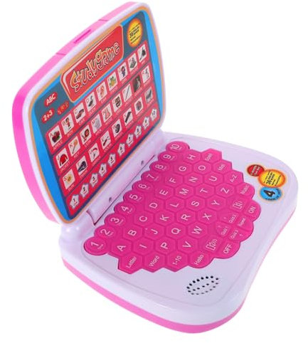 Sosoport Multifunktionales Lernspielzeug-Laptop Für Junge Mädchen Tragbarer Interaktiver Computer Aus Kindersicheren Materialien Fördert Frühe Bildung Und Kognitive Entwicklung Für Kleinkin