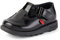 Kickers Fragma T-Bar, Ballerine Bambina, Nero, 24 EU