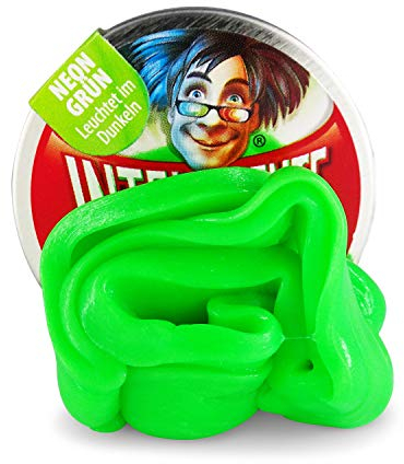 Intelligente Knete Klein Neon Grün leuchtet im Dunkeln 18g Neongrün