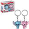 Funko Pocket POP! Keychain 2-Pack: Lilo & Stitch: Stitch & Angel - Lilo And Stitch - Mini-figurine en Vinyle à Collectionner Porte-clés Fantaisie - Cadeau de Noël - Idée de Cadeau - Movies Fans