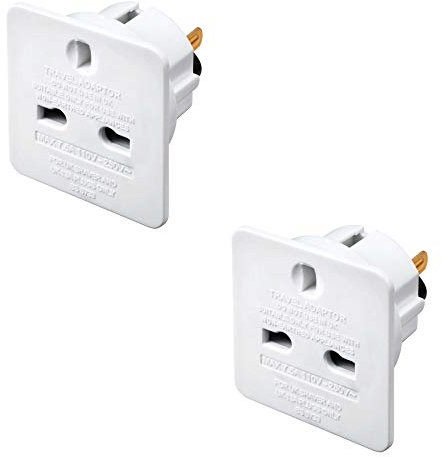 Masterplug Twin Pack UK to USA, China, Canada, Japan, Australia, New Zealand Electrical Travel Adapter