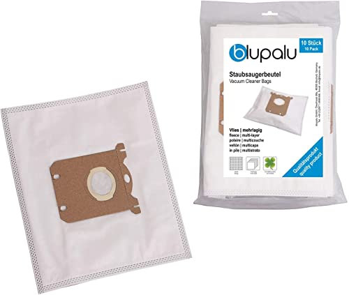 blupalu I Staubsaugerbeutel für Staubsauger AEG Ultrasilencer Vx8-2-Öko 650 Watt I 20 Stück | optimierter Adapter - Aufsatz