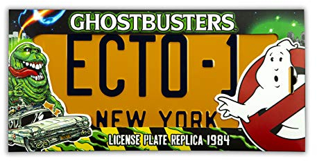 Doctor Collector DCgb03 Ghostbusters Ecto-1 Licence Plate Replica
