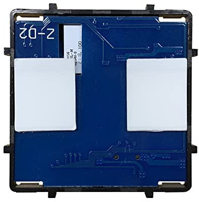 BSEED 2 Gang 1 Vía Smart ZigBee Interruptor de Luz,Interruptor de Luz Táctil con Pantalla LED para Producto de Bricolaj-(Zigbee Gateway Hub Requerido)