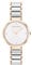 Calvin Klein Analog Quarzuhr für Damen Kollektion Minimalistic T BAR 28MM mit Zweifarbiges Edelstahlarmband - 25200139