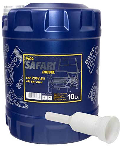 Motoröl Motor Öl MANNOL 20W-50 Safari API SN/CH-4 10 Liter mit Ausgießer