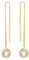Amor Ohrhänger Damen Ohrschmuck, mit Zirkonia synth, 5,1 cm, Gold, Kommt in Schmuck Geschenk Box, 2013814