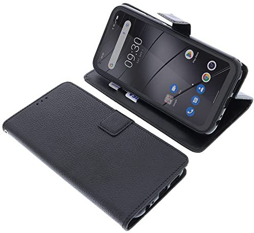 foto-kontor Tasche kompatibel mit Gigaset GX6 / GX6 Pro Schutzhülle Book Style schwarz Schutz Hülle Buch