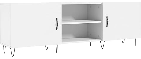 vidaXL Mueble para TV Madera de ingeniería Blanco 150x30x50 cm