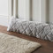 Catherine Lansfield Cosy Diamond Faux Fur Door Draught Excluder Silver Grey