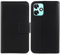 Tnviud Premium Genuine Real Flip Folder Folio Leather Case For XGODY 13 Pro 6.6 Book Wallet Business Phone Protection Protector Cover Skin Pouch Etui (Black)
