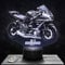 Lampe de chevet Moto R7 Y décoration Motard. Idée cadeau homme objet Moto R7 Y veilleuse adulte déco chambre. Idee cadeau noel homme original