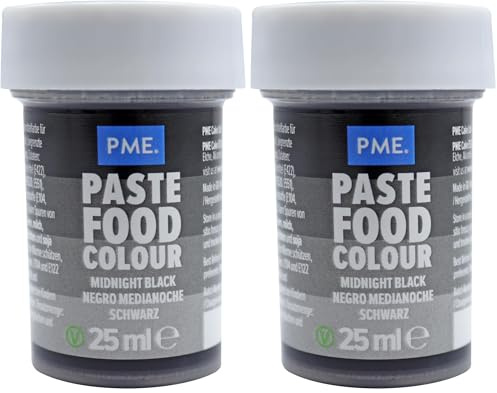 PME Paste Colour Midnight Black 25 g (Pack of 2)