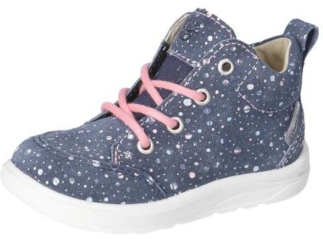 RICOSTA Mädchen Stiefel Milo, Baby und Kleinkinder Lauflernschuhe, Weite: MITTEL, lose Einlage, Sympatex, wasserdicht, Booties, Nautic (181), 21 EU