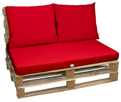 Linxor - Kit de Coussins pour Palette déhoussables - Plusieurs Coloris