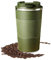 Travel Mug 17oz, Insulated Vacuum Coffee Cup, Double Wall 304 Stainless Steel Reusable Tumbler Cup with Flip Lid for Hot & Cold Drinks, Matte Texture (Green)