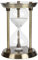 Sablier Vide remplissable, sablier Vintage avec Cadre en métal, Horloge de Sable décorative de Petite Taille pour Bureau, Maison, Bureau (Petit)