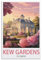 Kew Gardens Richmond Vintage-Reiseposter, 20 x 30 cm, Leinwandkunst, Poster und Wandkunst, Bilddruck, moderne Familienschlafzimmer-Dekoration