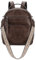 Kasgo Mini Rucksack Damen, wasserdicht PU Leder Kleiner Rucksack Frauen Convertible Umhängetasche Reise Handtasche Kaffee
