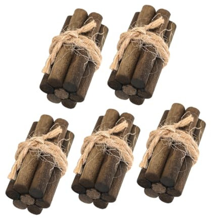 ibasenice Einzigartige Requisiten Für Das Miniatur-szenenlayout 5-teilige Puppenhaus-brennholzdekoration Stilvolles Design Mini-brennholzstapel Für Das Spielhaus Von Jungen Und Mädchen