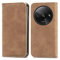 Cracedily Funda para Xiaomi Redmi A3 Case, Carcasa Protectora Antigolpes Case, Soporte Plegable, Ranura para Tarjeta, Cover Cuero PU Carcasa Redmi A3X, Marrón