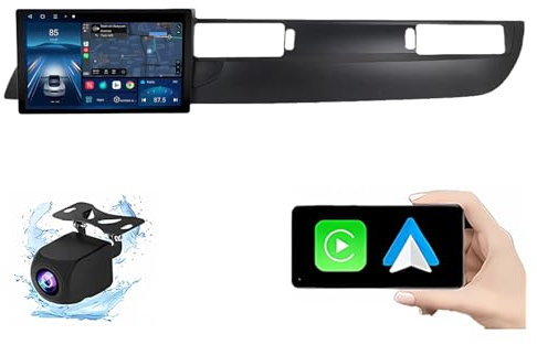 Genérico ZCLMSM Estéreo para automóvil Android 14 Reproductor de Radio Doble DIN Pantalla táctil de 9 Pulgadas Estéreo para automóvil Doble DIN para Citro-en C5 2008-2017 con Carplay, navegación GP