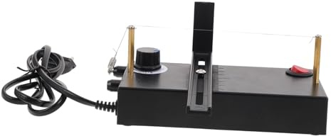 NUOBESTY Kompaktes und Zuverlässiges Elektro Schneidemesser für Selbstgemacht Bandarbeiten mit Verstellbarem Heißbandschneider aus Abs und Eisen zum Schneiden von Bändern und Seilen