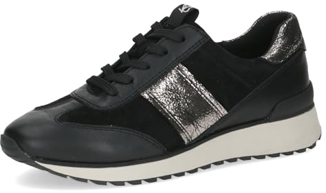 Caprice Damen Sneaker flach aus Leder Bequem
