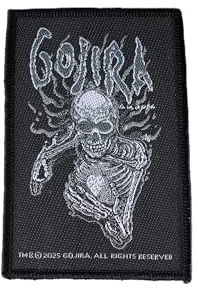 Gojira The Way Of All Flesh Woven Patch (One Size) (Black)