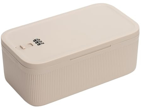 Calenxy Kleine abschliessbare Box mit Kombinationsschloss, Sicherer Aufbewahrungsbox Abschließbar Box mit Zahlenschloss für Medikamente Handy Snacks BPA-frei- Für Haushalt Kühlschrank Büro Reisen