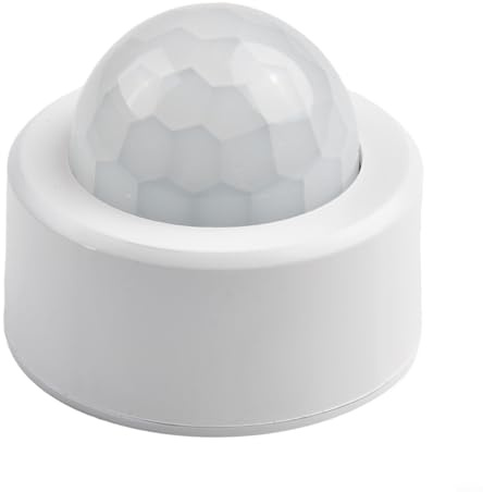 HEIBTENY Drahtloser Zigbee 3.0 PIR-Bewegungsmelder, Mini-Körperbewegungsdetektor für Tuya Smart App, 120°-Winkel und 5 m Erfassungsbereich für die Heimüberwachung, (1 STÜCK)
