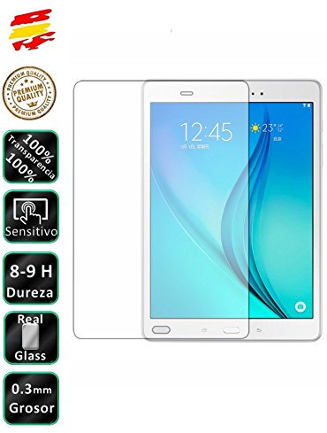 Movilrey Protector para Galaxy Tab A 9.7 WiFi T550 Cristal Templado de Pantalla Vidrio 9H para Tablet