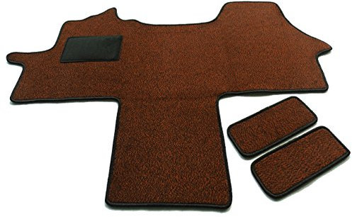 Magic Mats SFO-3150-05 Fahrerhaus Teppich & Einstiege 3-teilig Schmutzfangmatte in 6 Farben (Terra) FD250-mMG