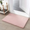 Teppich Wölkchen Fellteppich Kunstfell Teppich Waschbar, Hasenfell Imitat, Kaninchenfell, Kurzfell - Flauschiger Teppich Wohnzimmer, Bettvorleger Schlafzimmer, Teppich Fell - Rosa - 60x90cm