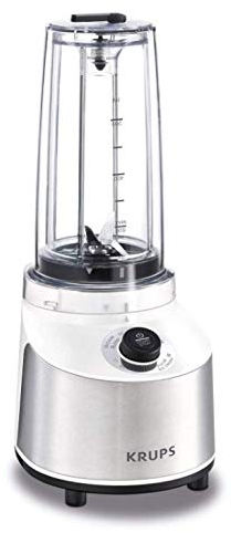 Krups 1 1, acero inoxidable, cristal, 600 milliters, color blanco.