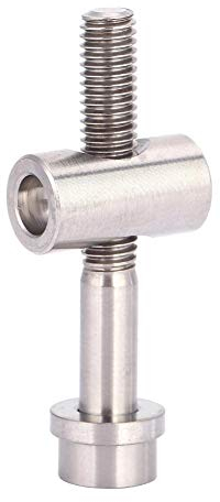 M5x30 35 40mm Aleación de Titanio Tija de Sillín de Bicicleta Perno Fijo Tornillo de Cabeza Redonda (Titanio)