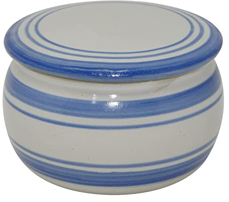 Hermans-keramik Beurrier français Original en céramique refroidi à l'eau. Fini Le Beurre Dur au Petit-déjeuner. Environ 250 g de Beurre. Hollande BG