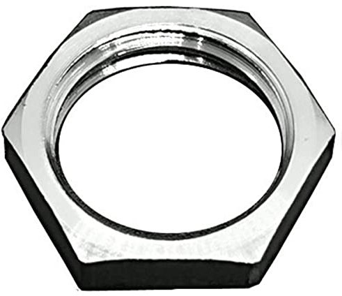 TRLOIYEW Messing Sechskant-Sicherungsmuttern Rohrverschraubung Flanschmutter 1/8 1/4 3/8 1/2 3/4 1 Innengewinde Sechskantschaftkappe-Mutter,1/2