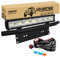RIGIDON 8D 20 Zoll 50cm 420W Led lichtleiste mit 12V kabelbaum und kfz kennzeichenhalterung, Aussen offroad beleuchtung für Auto SUV ATV LKW KFZ 4x4 Fahrzeuge, 6000K Weiß led nebelscheinwerfer