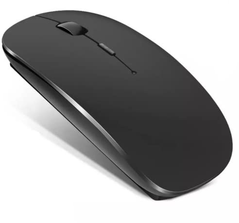 TOVARIN® Super Raton Inalambrico ULTRAPRECISO | Raton Silencioso 2,4G + Bluetooth y Receptor USB Ratón Inalambrico para Ordenador PC, Portátil, Tablet de Windows, iOS y Android (Universal)
