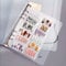 A5 Nail Organizer & Display - Removable Loose-Leaf Storage Book for Press On Nails (9.05 * 7.08 * 1.37 inch)