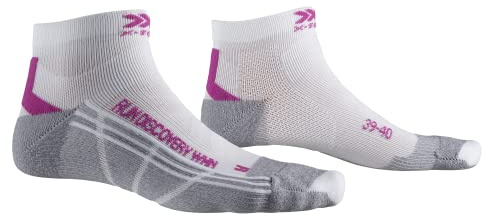 X-Socks Run Discovery 4.0 Laufsocke Weiß Frau Grösse 39-40